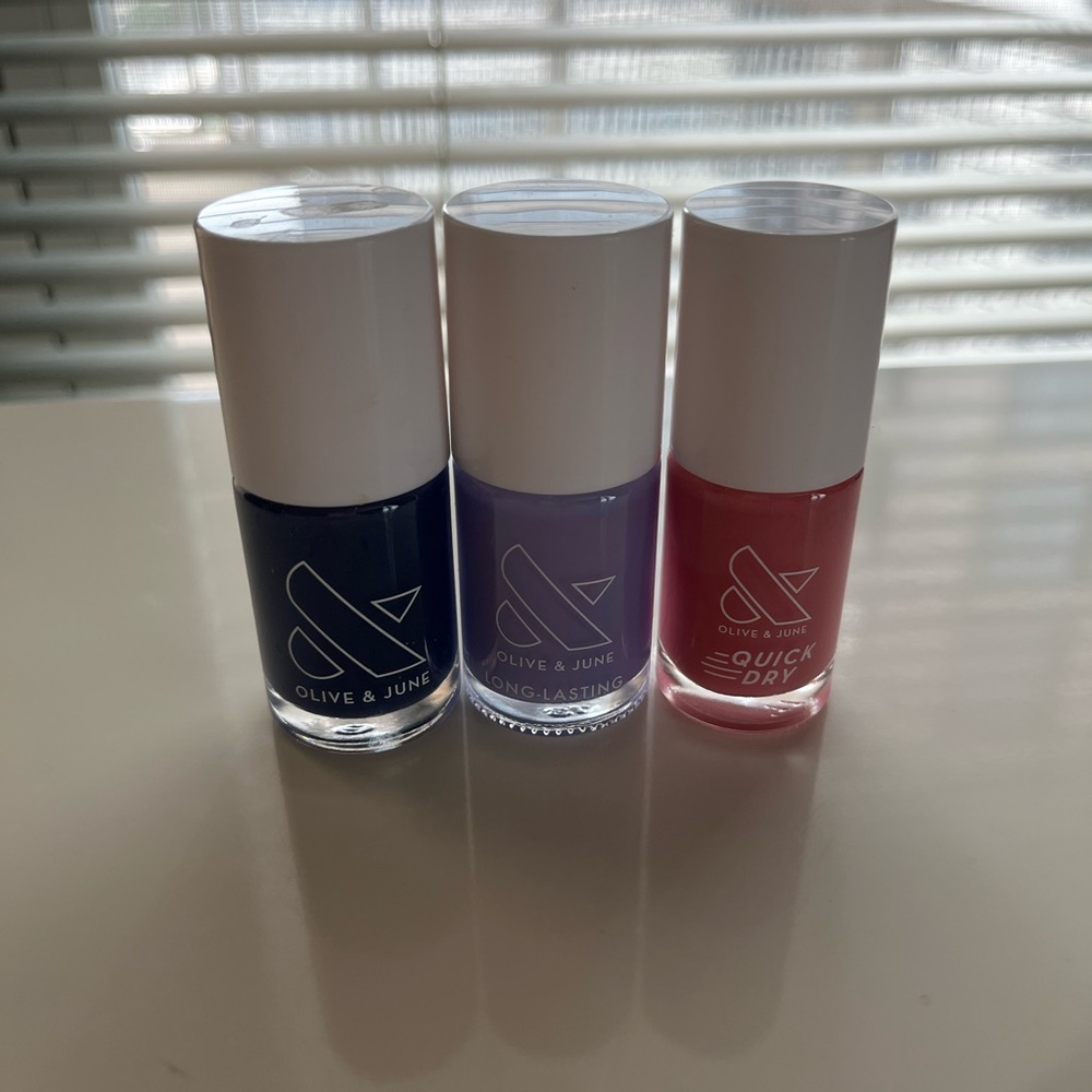3 Olive & June nail polish